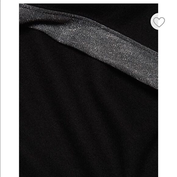 Philanthropy time sparkle sleeve stripe cotton blend sweatshirt - Picture 4 of 10